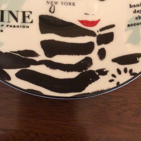 NWT Kate Spade Make Headlines tidbit charm Plates by Lenox - Picture 5 of 12